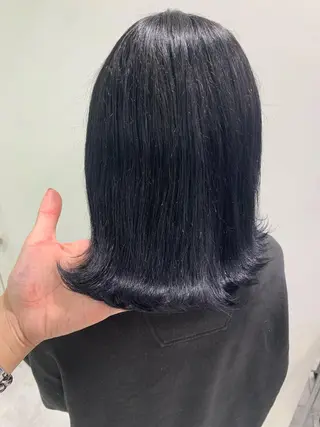 セミロング I S所属・🌿透明感カラー‪ 縮毛矯正✨かずきのヘアスタイル