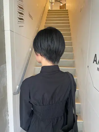 ショート A/LEE所属・久保田 千尋のヘアスタイル