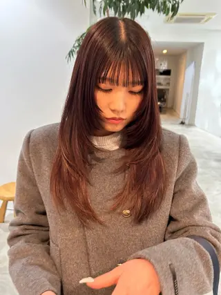 ロング Tommy所属・平田 知優のヘアスタイル