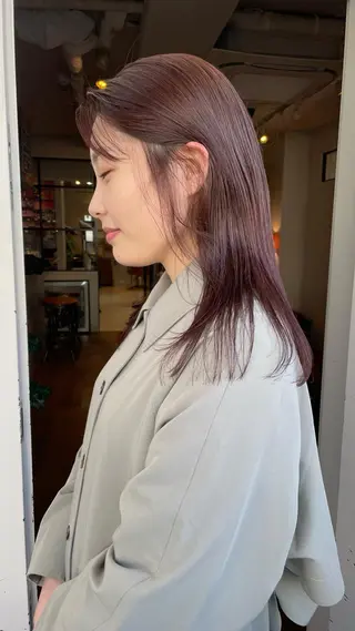 ロング カラー ファッションに 溶け込むstyleのヘアスタイル