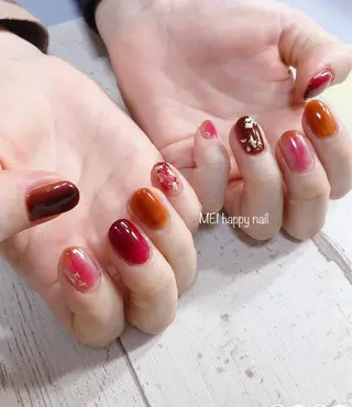 ネイル 北浦和 自爪育成ケアのネイルデザイン