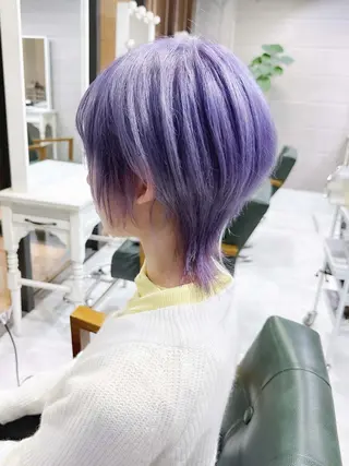 ショート カラー ヘアアレンジ メンズ 𝐑𝐈𝐍𝐊𝐀 🐣🩷のヘアスタイル