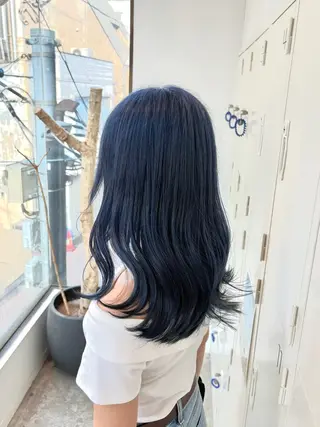 ロング カラー NATSUMI 🐻❄️🤍のヘアスタイル