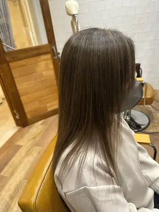 セミロング 透明感カラー/韓国風 /髪質改善/ゴトウのヘアスタイル