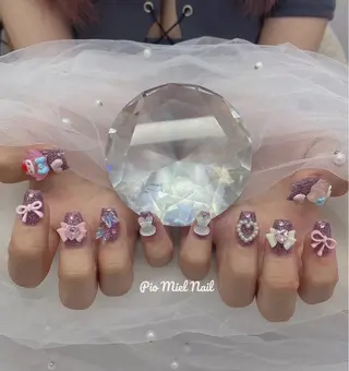 ネイル HANA 長さだしのネイルデザイン