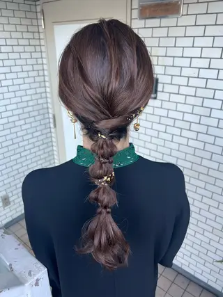 ヘアアレンジ 大人可愛いヘアメイク 💋🧚‍♀️しずかのヘアスタイル