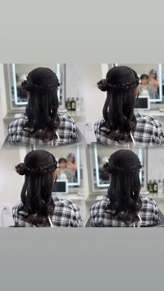 セミロング ヘアアレンジ JPCY MIRIYAのヘアスタイル