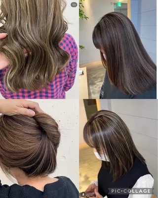 カラー 高難易度縮毛矯正　春日井　Soea(ソイア)所属・多久間 喬介のヘアスタイル