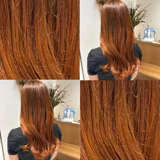 ロング カラー suzuna/暖色/ ヘッドスパ/ヘアケアのヘアスタイル