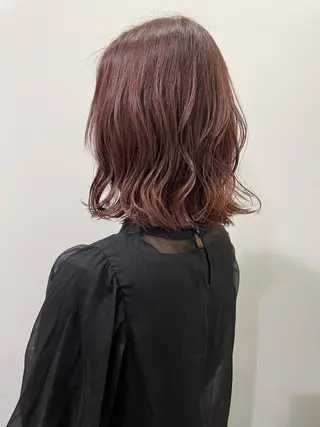 ミディアム カラー パーマ ヘアアレンジ メンズ キッズ ネイル マツエク・マツパ アイブロウ belta.🌱 安藝夏花🌻のヘアスタイル