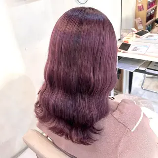 セミロング カラー レイヤーカット/ 透明感カラー/みずほのヘアスタイル