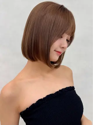 ショート カラー 🩷🌸増子美沙希 /暖色/髪質改善のヘアスタイル