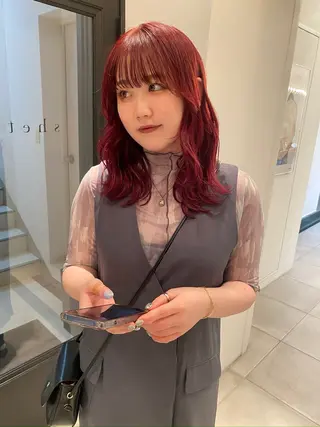 ミディアム カラー riria/ボブ /ブラウンカラー🎀のヘアスタイル