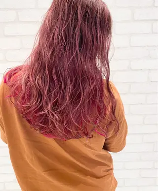 ロング カラー Gain池下 レディースのヘアスタイル