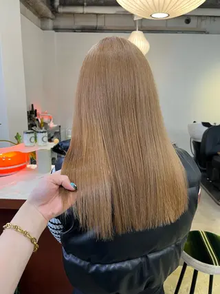 ロング カラー HEW所属・Sanaダブルカラー ✨️パルコ徒歩1分のヘアスタイル