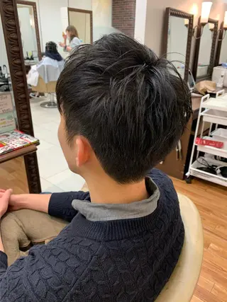 ショート メンズ 半個室サロン/透明感 /艶髪♡岸上 温♡のヘアスタイル