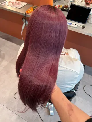 ロング カラー 🍓似合わせ　暖色 カラー🍓ayumuのヘアスタイル