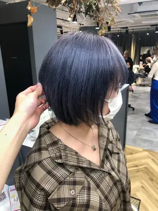 ショート カラー GIEN 末吉 海斗のヘアスタイル