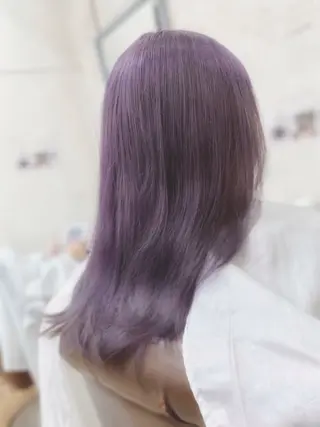 セミロング カラー メンズパーマ 本多のヘアスタイル