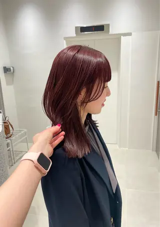 ミディアム 東京の技術を 京都で✂︎🕊️💖のヘアスタイル
