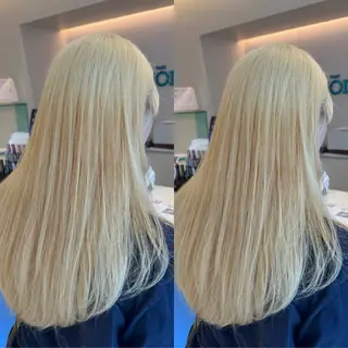 ロング カラー 海希/ブリーチ透明カ ラー/レイヤーカットのヘアスタイル