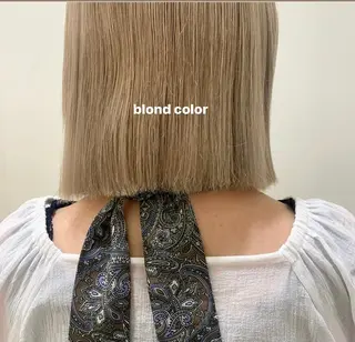 セミロング カラー 顔周りレイヤー 🎀マリノのヘアスタイル