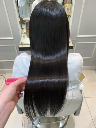 セミロング カラー パーマ メンズ キッズ 酸熱トリートメント/ 髪質改善🌟玉井香奈のヘアスタイル