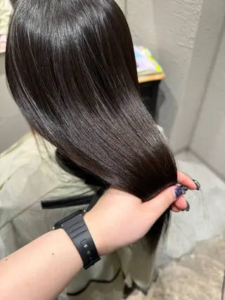 ロング カラー kiitos所属・透明感・脱赤味カラー ▫️雪野花のヘアスタイル