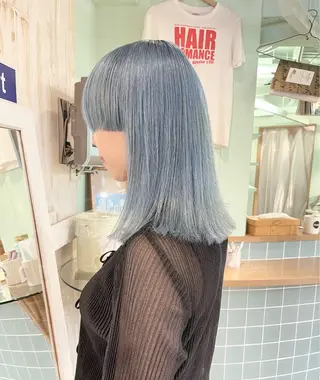 セミロング カラー R 横浜【アール】所属・ハイトーン/韓国 ヘア　momo˚✧₊のヘアスタイル