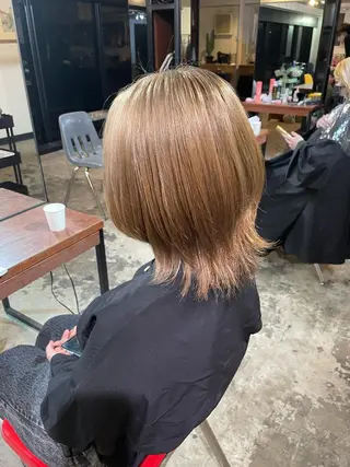 ショート カラー La fith hair ray所属・メンズ/パーマ/ ブリーチ/KAITOのヘアスタイル