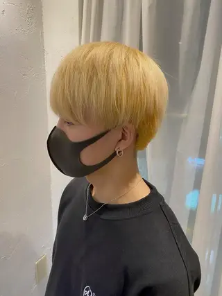 ショート カラー メンズ sio.nail&eyebrow salon shimokitazawa2号店所属・nailist mana𖤐´-のネイルデザイン