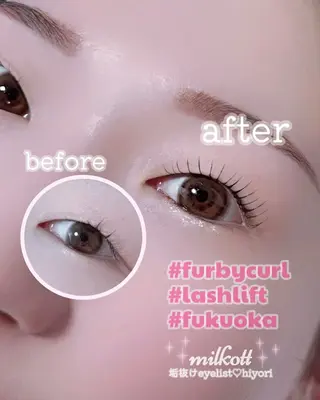 マツエク・マツパ 【milkott】 HIYORIのマツエク・マツパデザイン