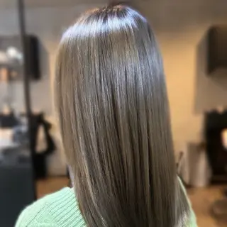 ミディアム ️🫧透明感🫧🎀 カラー/HINANOのヘアスタイル