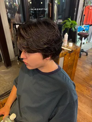 パーマ メンズ NAGON STYLE所属・NAGONSTYLE 田村　莉生のヘアスタイル