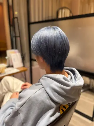 カラー メンズ 作野 潮織のヘアスタイル