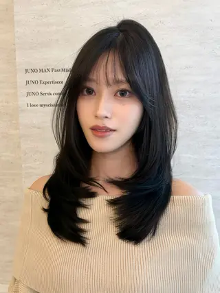 カラー 本場韓国ヘア特化 아이비/Aibiのヘアスタイル