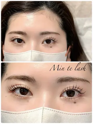 マツエク・マツパ ミントラッシュ郡山桑野所属・Min teLash eye listのマツエク・マツパデザイン