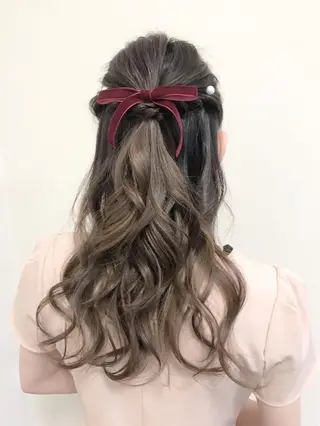 ロング ヘアアレンジ 沢田 瞳のヘアスタイル