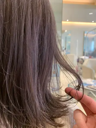 セミロング MODEks eau 佐藤優志のヘアスタイル