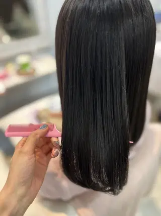 セミロング カラー 池袋𓏲𓎨RINA ・ReFa取扱店のヘアスタイル