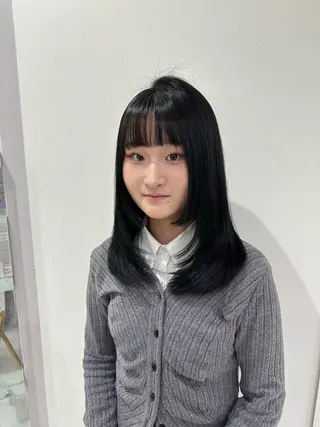 セミロング Happiness王寺店所属・ボブ、韓国特化型 ✨中野悠のヘアスタイル