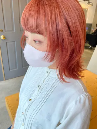 ミディアム カラー 🩷🍭中津・梅田 エリア🍬💜のヘアスタイル
