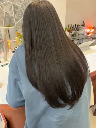 ロング HEW所属・Sanaダブルカラー ✨️パルコ徒歩1分のヘアスタイル