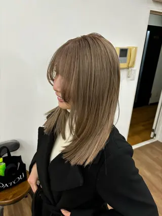 ミディアム カラー HIROKO / 透明感暖色カラー🎀のヘアスタイル