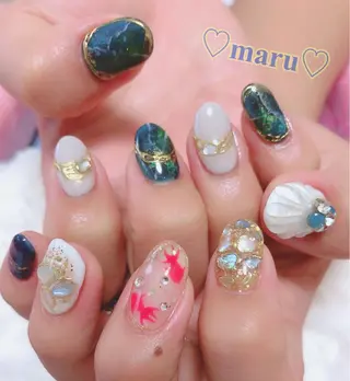 ネイル まるみ ♡のネイルデザイン