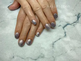 ネイル ネイルリボン 受付スタッフのネイルデザイン