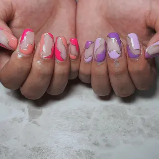 ネイル 知花 梨花のネイルデザイン