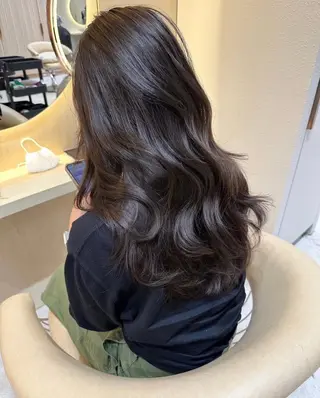 ロング ブリーチなし/ 透明感カラー/松沢のヘアスタイル