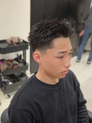 メンズ ショート Lapis 名古屋駅前店所属・LEN名古屋/パーマ 海外ヘア/メンズ特化のヘアスタイル