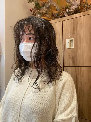 ミディアム パーマ パーマ指名No1 /namiのヘアスタイル